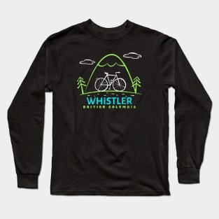 Whistler, British Columbia Bike Long Sleeve T-Shirt